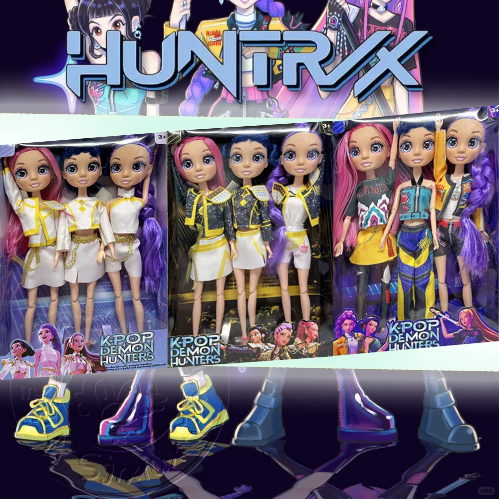 

KPop Devil Hunter Anime Figure Rumi Mira Zoey 14+yAction Doll Cute Gift for KidsBirthday