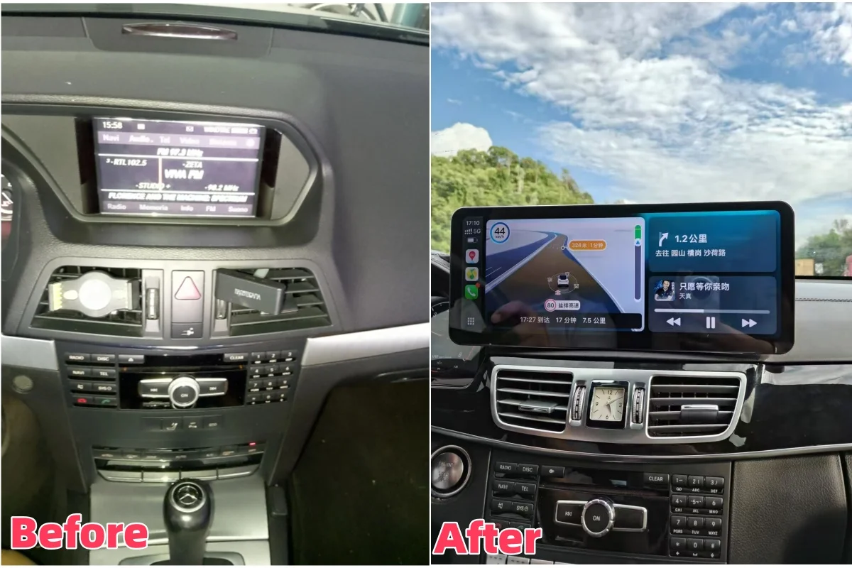 

Экран 14,6 дюйма для Mercedes Benz E Class W212 2009-2018 Carplay GPS Navi Qualcomm Android 13, автомобильная стереосистема, мультимедиа