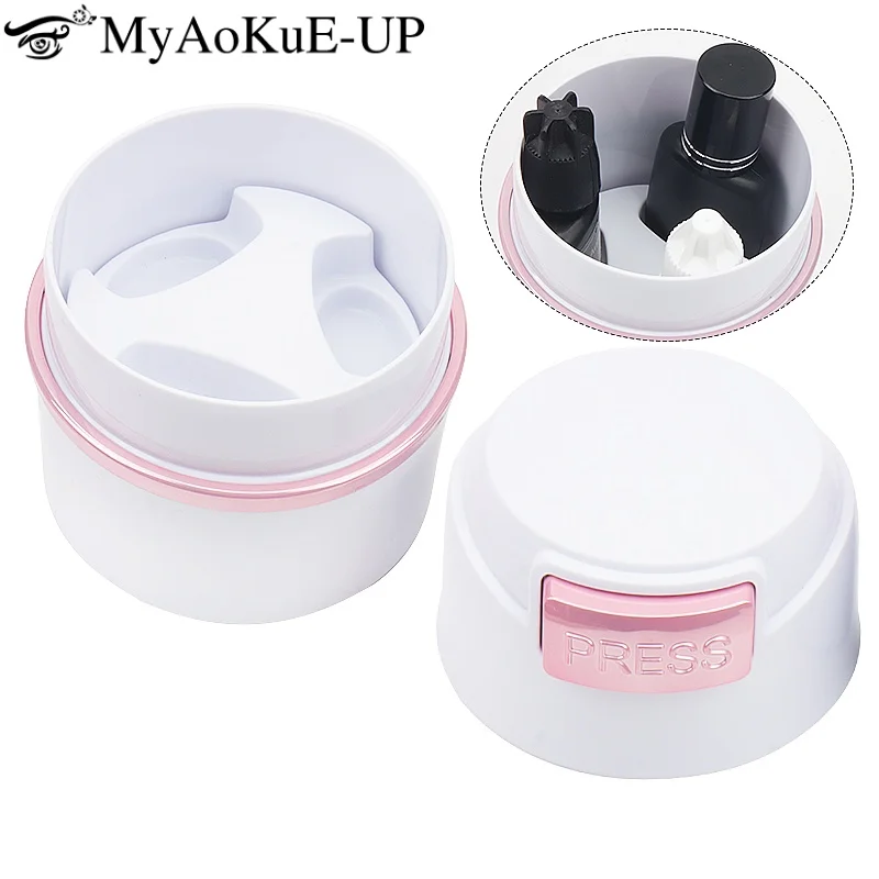 1pcs Eyelash Glue Storage Tank Container Lash Lifting Individual Adhesive Stand Storage Jar Eyelashes Extension Makeup Tool
