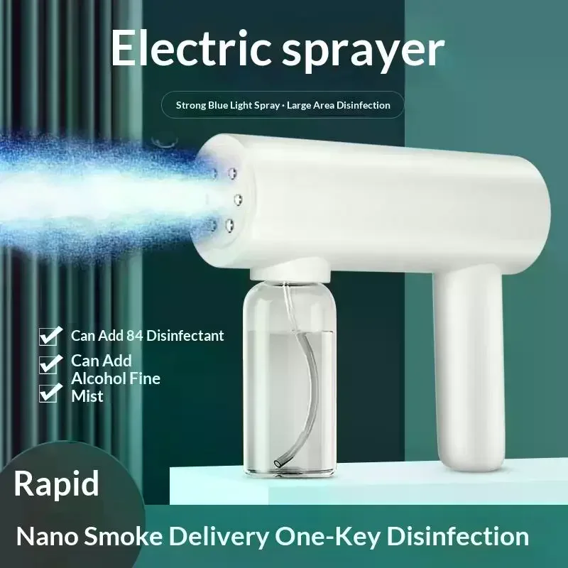 Nano Steam Gun Wireless Hair Care Nano Hydration Sprayer Portable USB Electric Spray Disinfection Gun For Garden Atomizer Tools