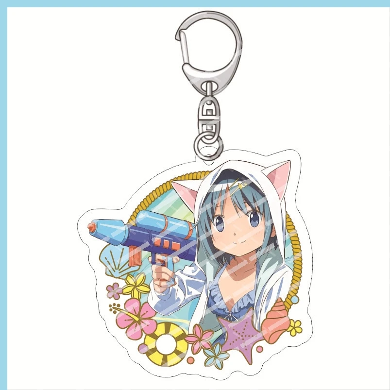Аниме Puella Magi Madoka Magica брелок Kagami круглый Xiao Mei Yan Ba Asami Sakura абрикосовый акриловый автомобильный чехол с пряжкой кулон подарки