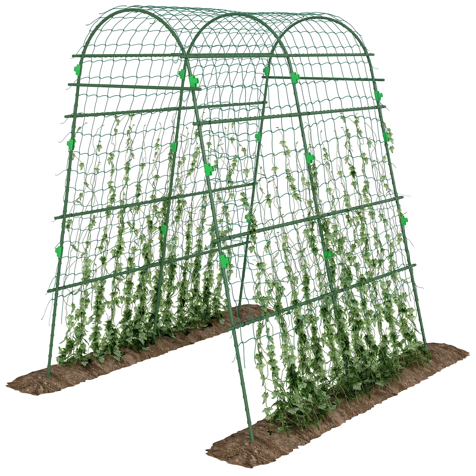 Outsunny Garden Trellis for Climbing Plants Outdoor, 81