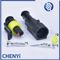 1 pin Sealed Electrical Wire automotive Connector Male or Female car Waterproof Plug kit 282079-1 282103-1
