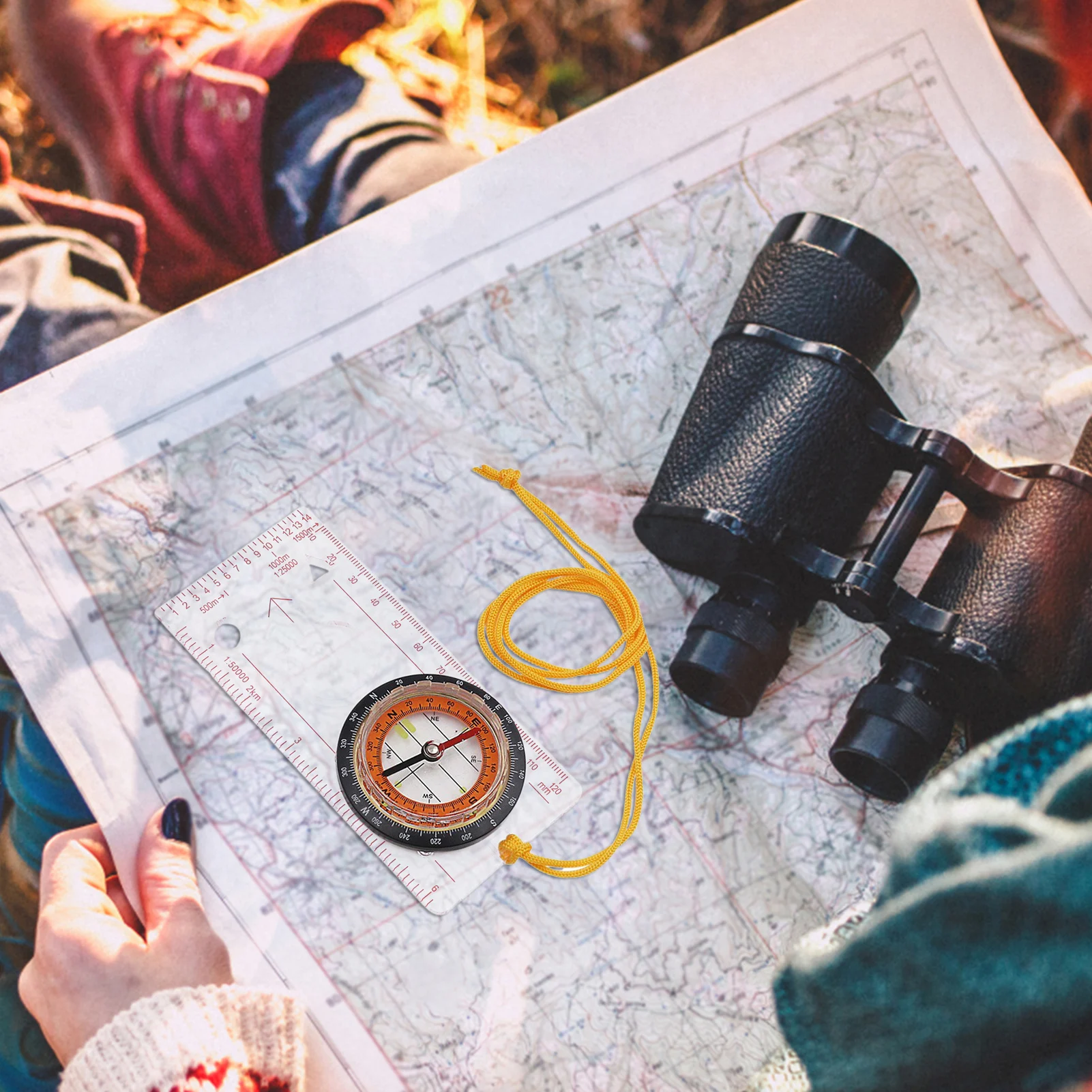 Orienteering Compass Ruler Cro - Map Compass Orienteering ulasan dan harga