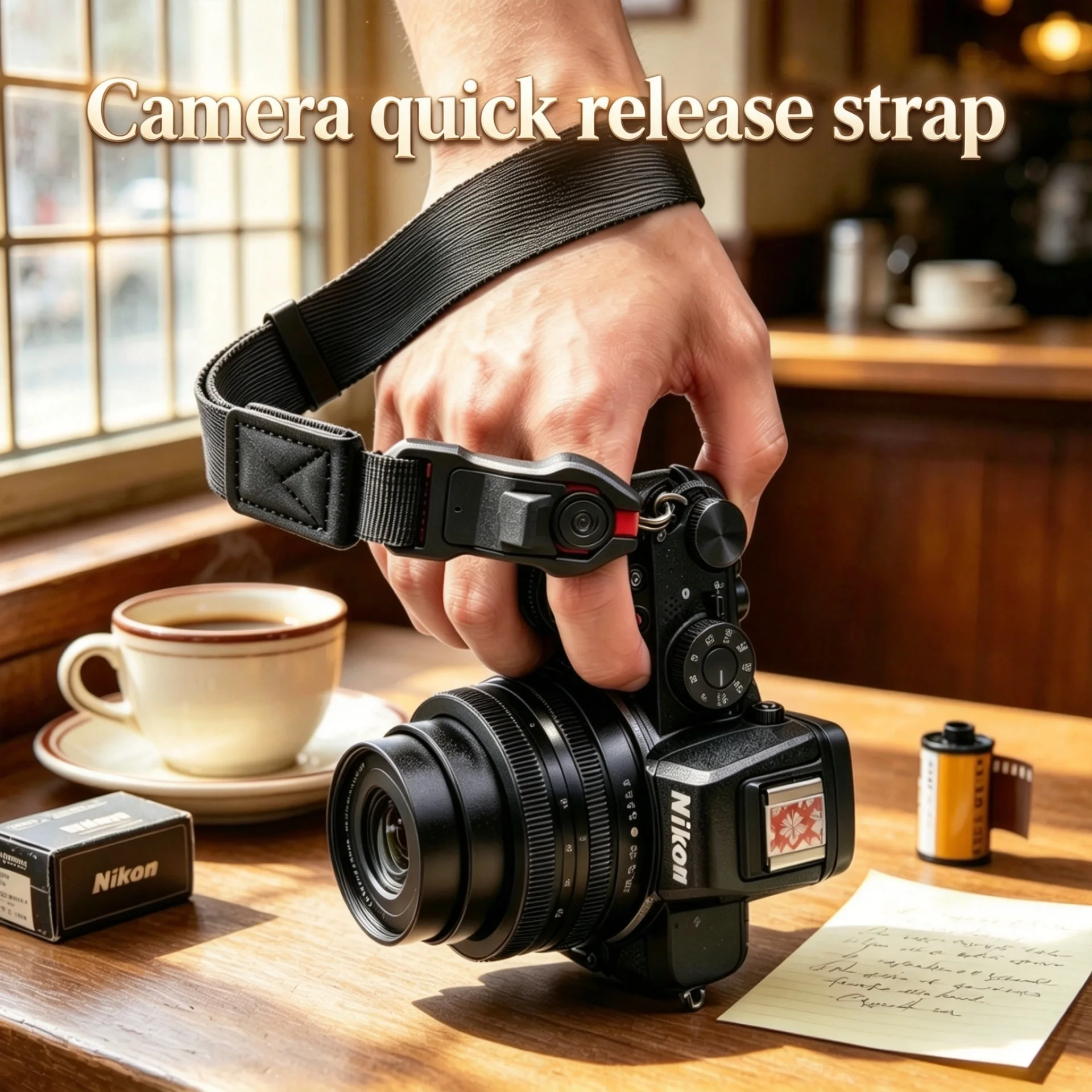 Quick Release Magnetic Camera Wrist Strap PD Wristband for Sony Canon Fuji Panasonic Leica XT30 III XM5 Accessory Mirrorless Pro