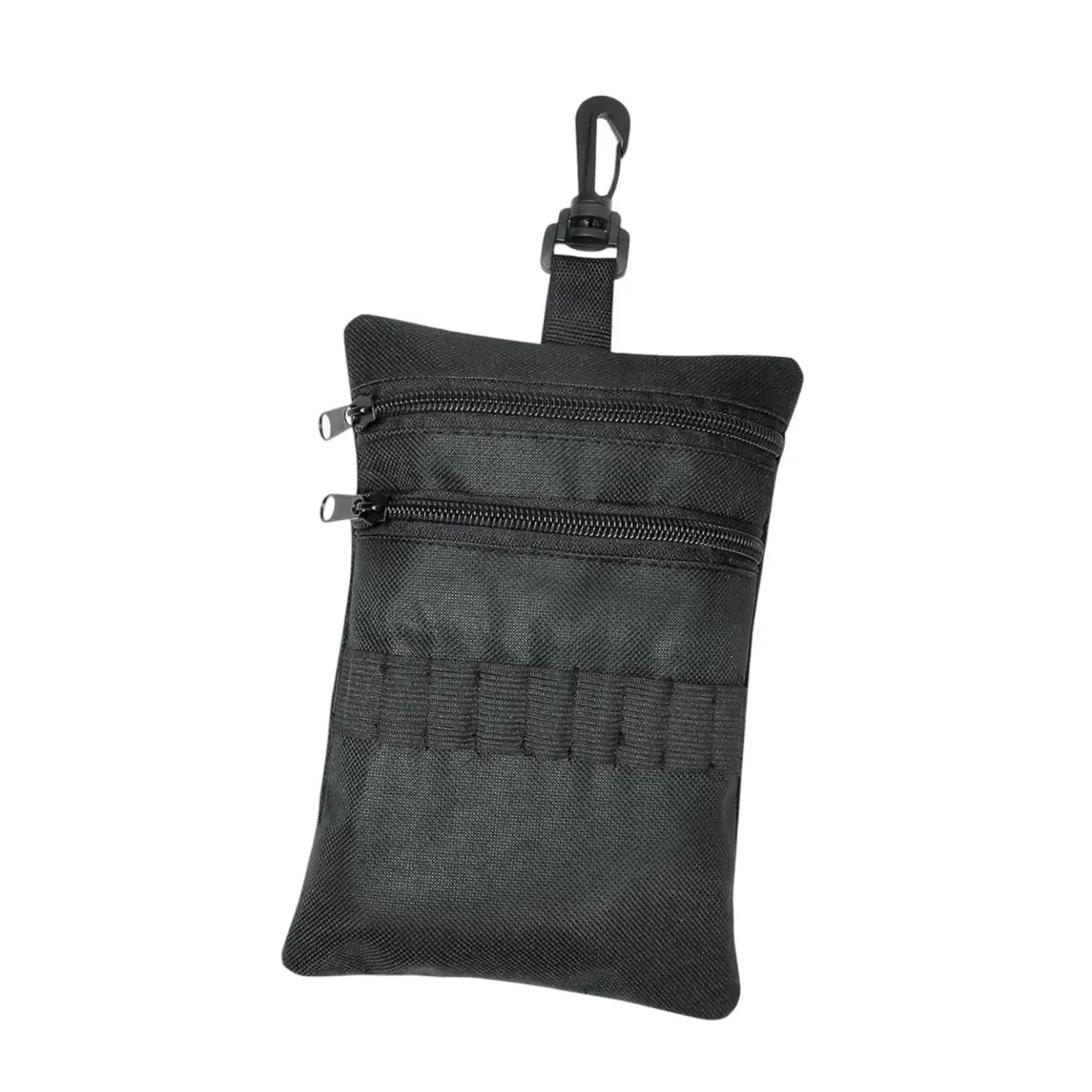 

Golf Tee Ball Pouch Bag Practice Oxford Cloth for Outdoor Sports with Clip