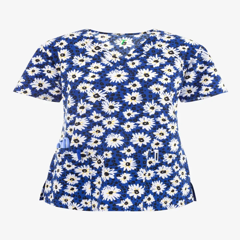 

2024 Summer Short Sleeves Clothes for Women Free Shipping Two-Pocket V-neck Design Women's T-shirts New Casual Women's Clothing