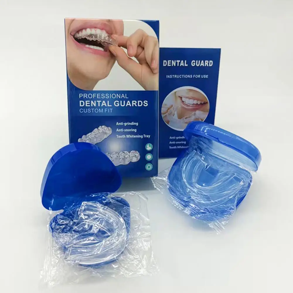 Dental Care New Oral Hygiene Stop Snoring Grind Tightly Orthodontic Box Teeth Whitening Tray Bleach Night Mouthguard