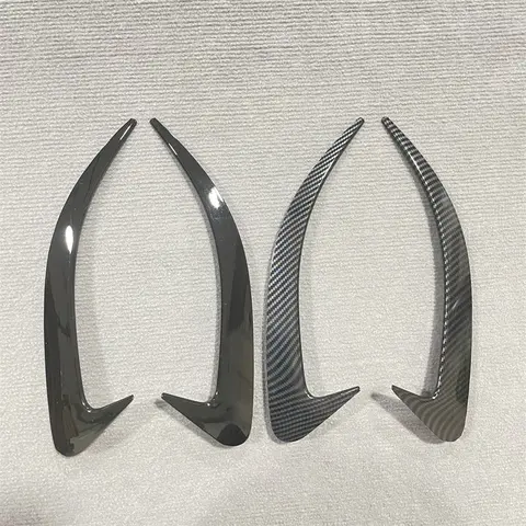 Black Rear Bumper Spoiler Canards Vents Cover Trim For Mercedes Benz CLA Class W118 C118 CLA200 220 250 260 45 AMG 2020-2024 8 best sales mercedes benz cla 250 - №5