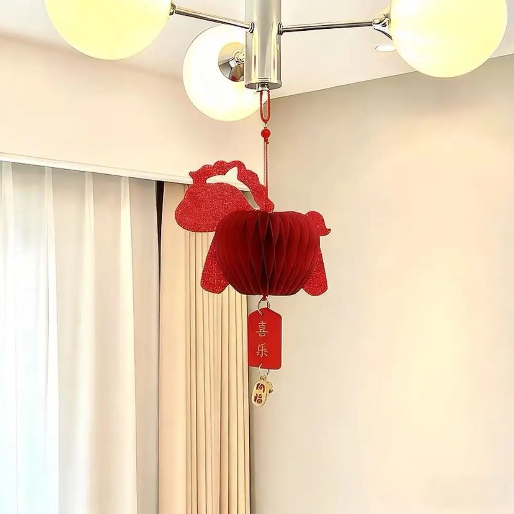 

Chinese Horse Chinese New Year Decoration Traditional with Tassel Spring Festival Car Hanging Pendant Kawaii Cute