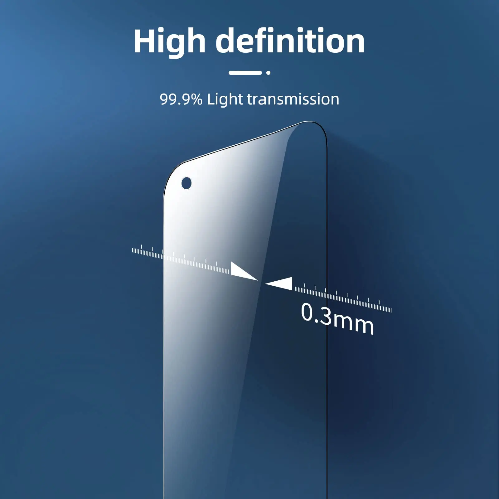 Für Samsung Galaxy S10e Displayschutzfolie aus gehärtetem Glas, Crystal Mica 9H, schützend, HD, klar, transparent, kratzfest – Detail 5