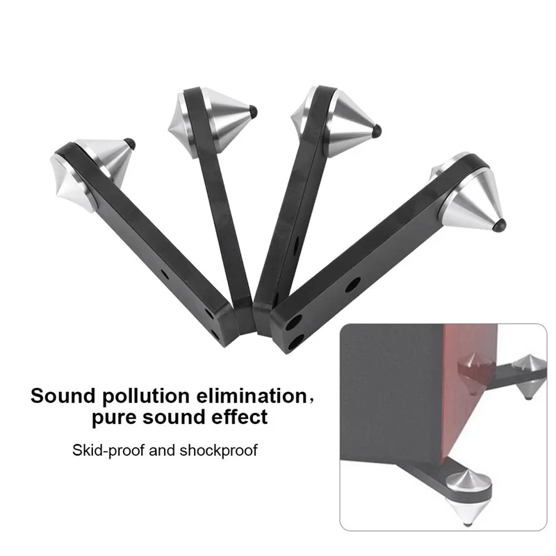 A99E-8PCS Combined Type Speaker Foot Subwoofer Shockproof Spike Bracket Speaker Spike Shock