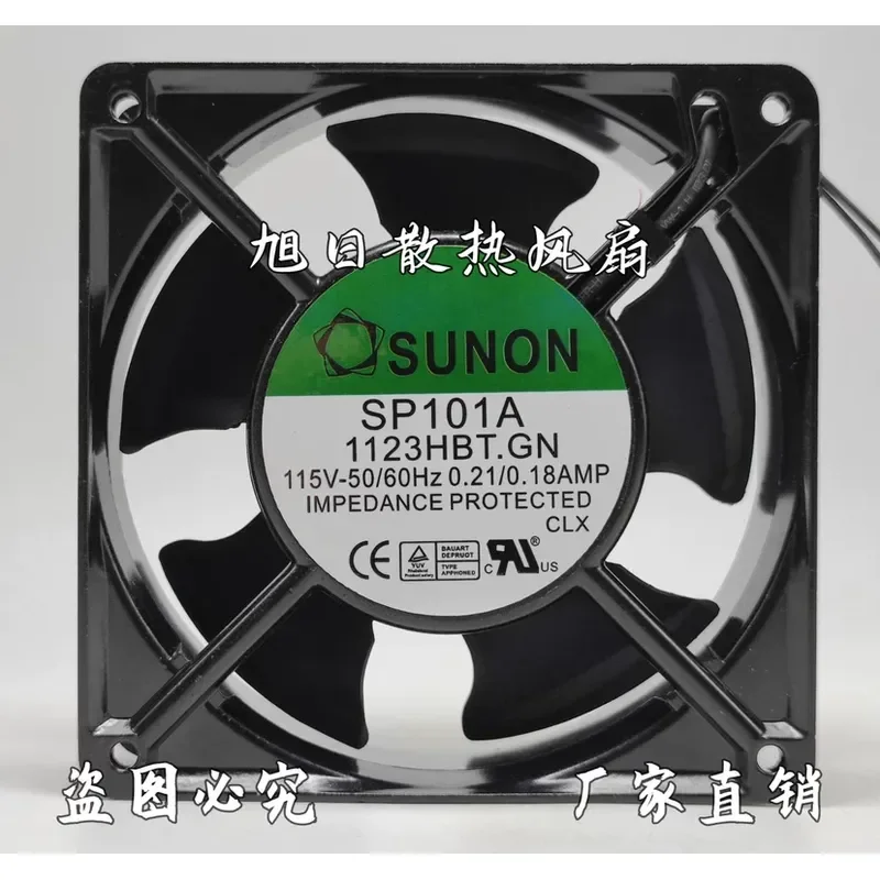 for SP101A 1123HBT.GN AC115V 12038 Axial Flow Cooling Fan Radiator for New Taiwan Construction Association