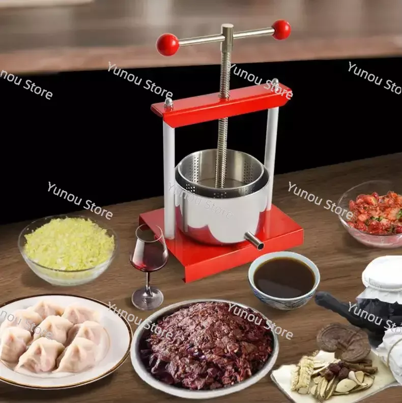 Small Stainless Steel Juice Wine Press Manual Grape Press Household