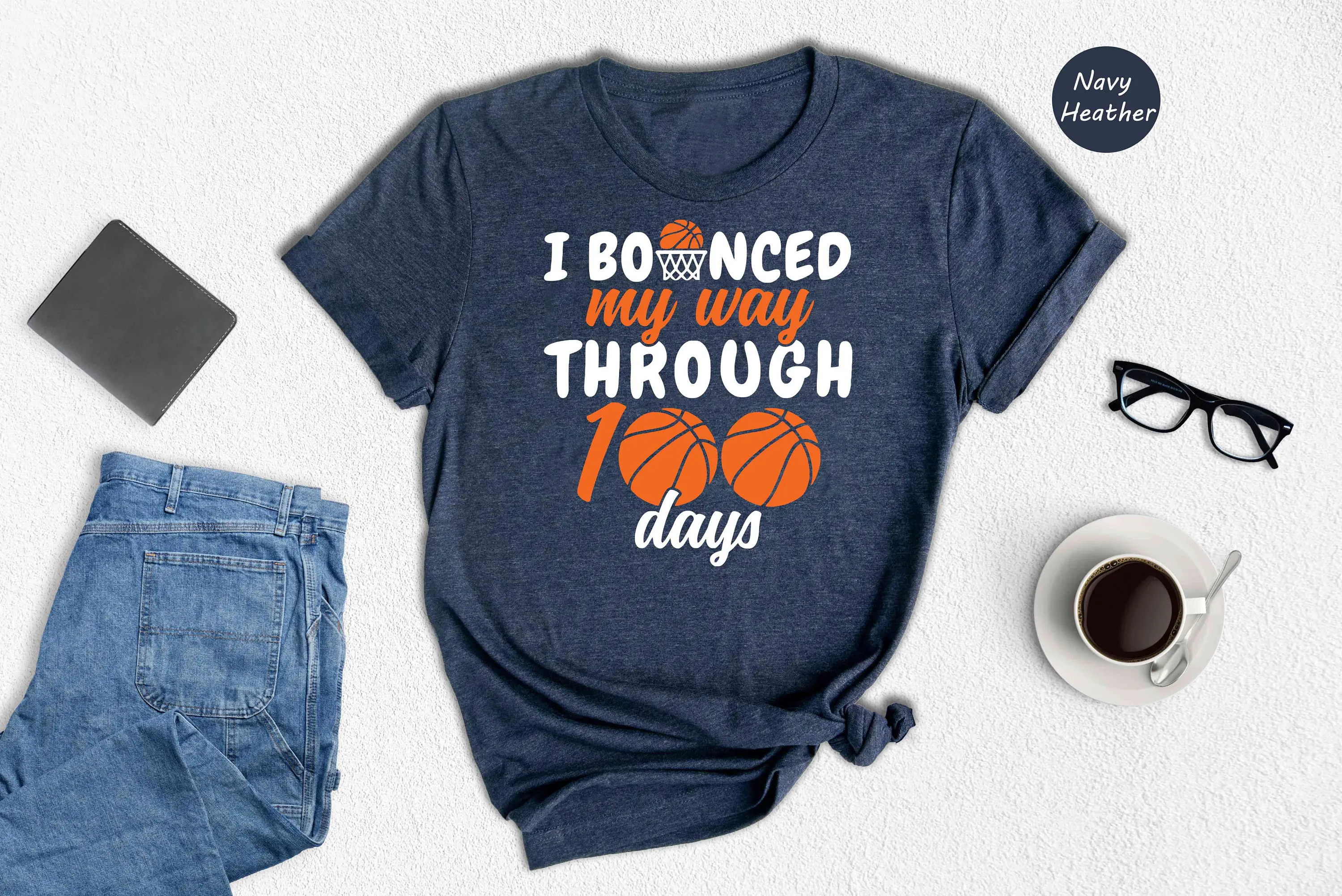 I Bounced My Way Through 100 Days T Shirt 100th Day Of School Celebration Back to