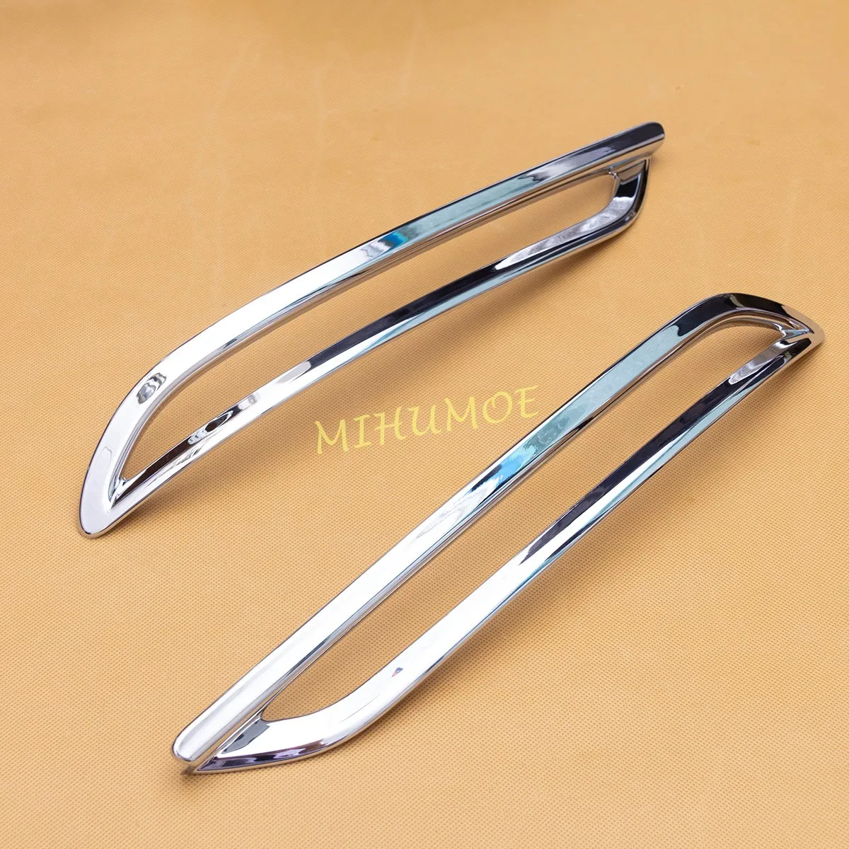 Chrome Rear Bumper Reflector Fog Light Cover Trims For Volkswagen Golf MK8 GTI R 2020 2021 2022 2023 2024 2025 2026