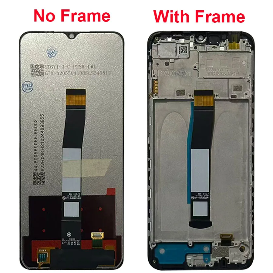 

100% Tested 6.71‘‘For Xiaomi Redmi 10C LCD Display Touch Panel Digitizer AAssembly With Frame Replacement For Redmi 10C LCD