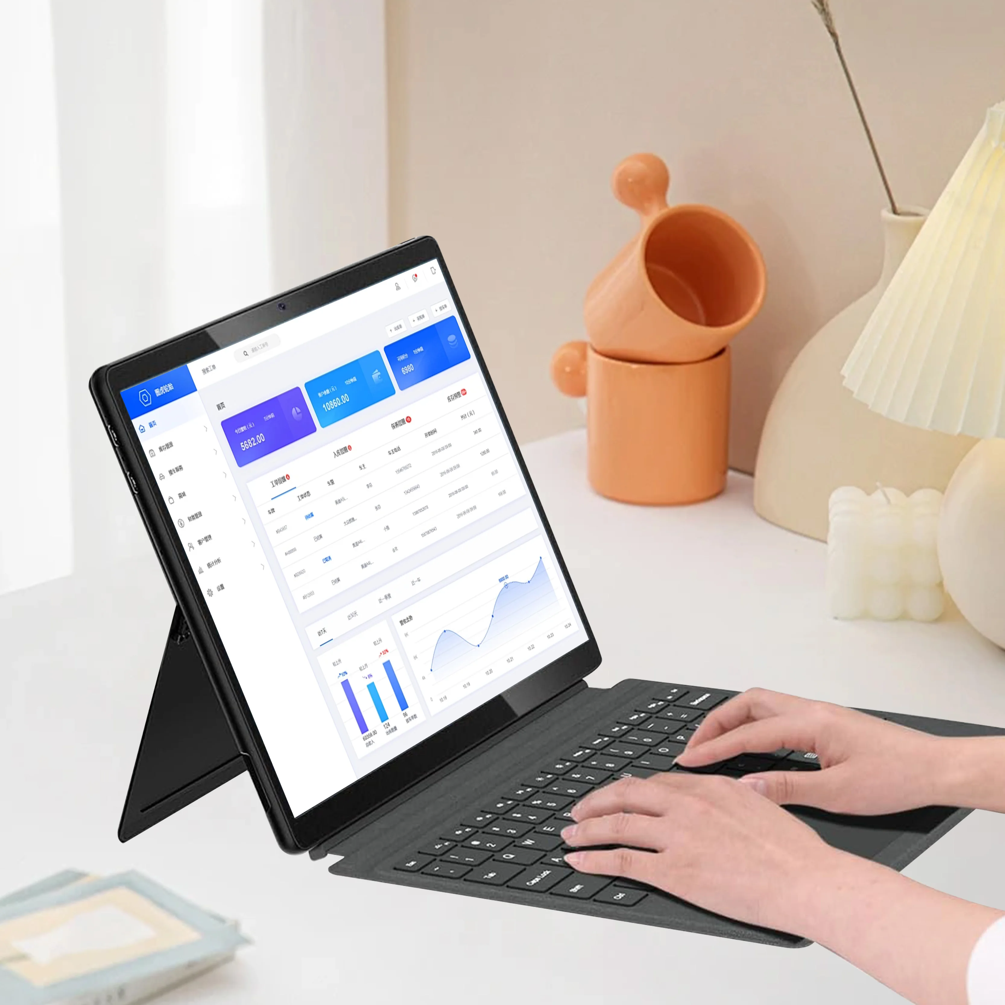13 بوصة 2 في 1 Win11 اللوحي والكمبيوتر المحمول شاشة تعمل باللمس في tel Corei7 أقراص تعليم الأعمال مع أجهزة الكمبيوتر المحمولة لوحة المفاتيح القابلة للفصل