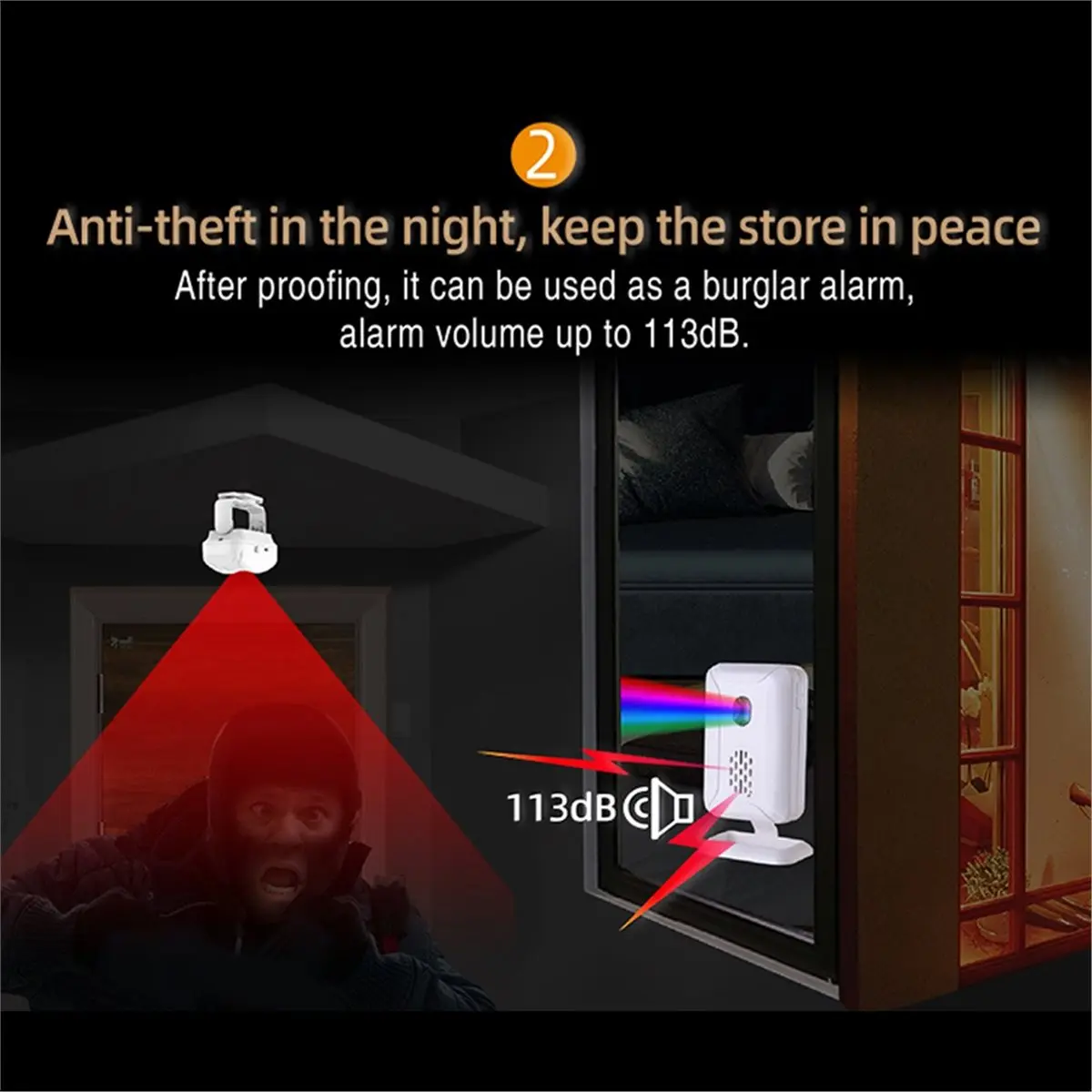 DT81 Door&Bed Exit Alarm for Elderly Dementia Patients,Wireless Bed Alarm for Elderly Adults,Bed Alarms and Fall Prevention
