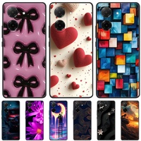 For Xiaomi Redmi A5 NFC Cover Cute Balloon Anti-drop Silicone Soft Black Bumper For redmi a5 A 5 nfc 2025 5G Fundas RedmiA5 Case