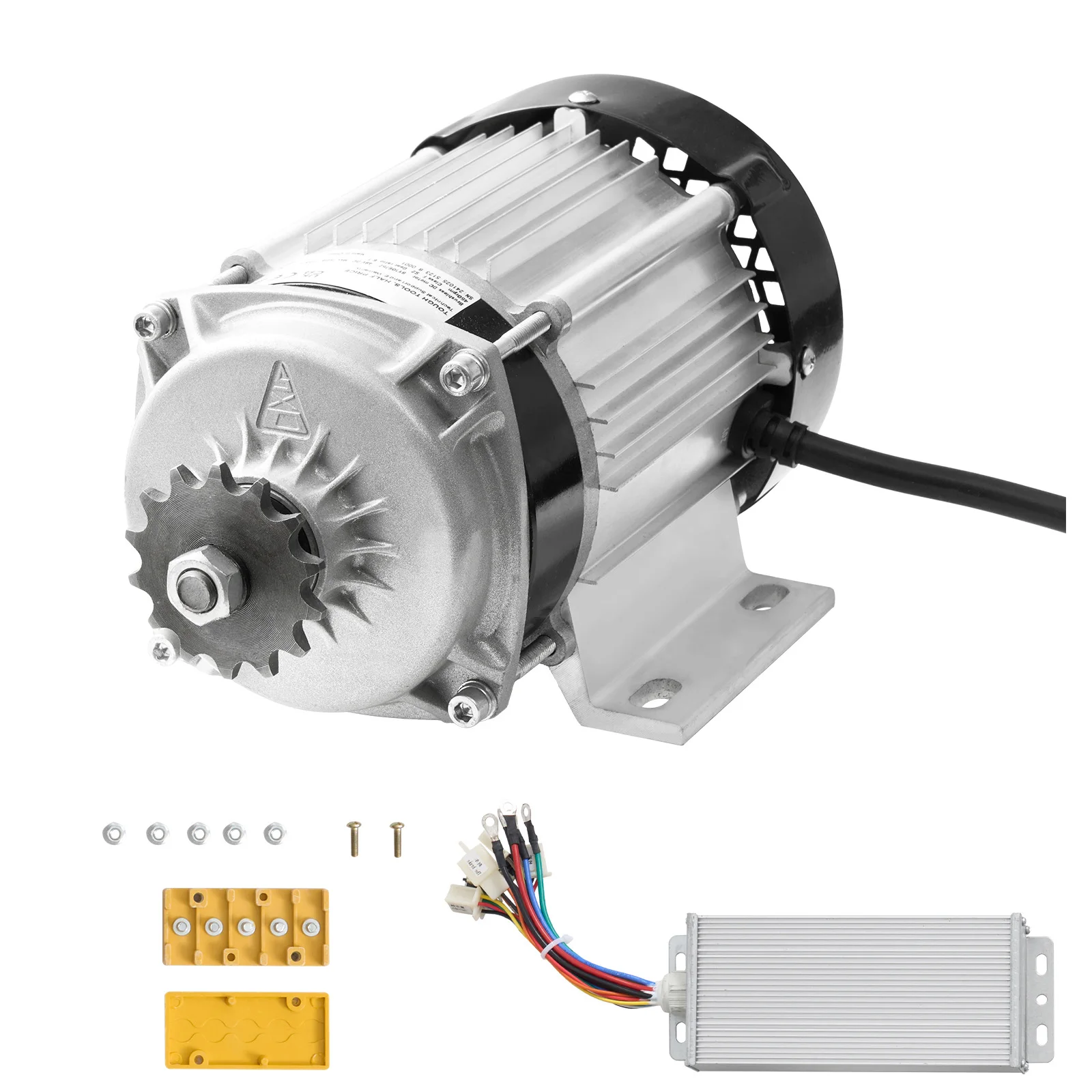 VEVOR 750W 500W Electric Brushless DC Motor Kit 48V 2700rpm Bike Motor with Controller for Go Karts E-Bike Motorcycle Scooter