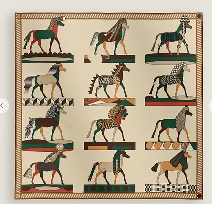 autumn-winter-new-sle-8-momme-silk-twill-90-square-scarf-heavy-silk-scarf-awl-versatile-ethnic-pattern-women's