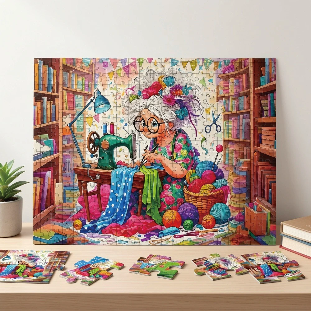 35/300/500/1033pcs Personalized Custom Photo Puzzle Comic Photo Funny Adult Leisure Toys Gift