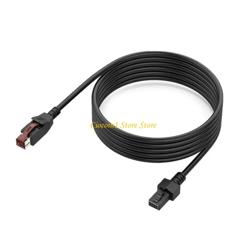 A3PC 24V Power Supply Cable POS Systems Printer Medically Device POS Terminal Connection Line For Printer Accessories
