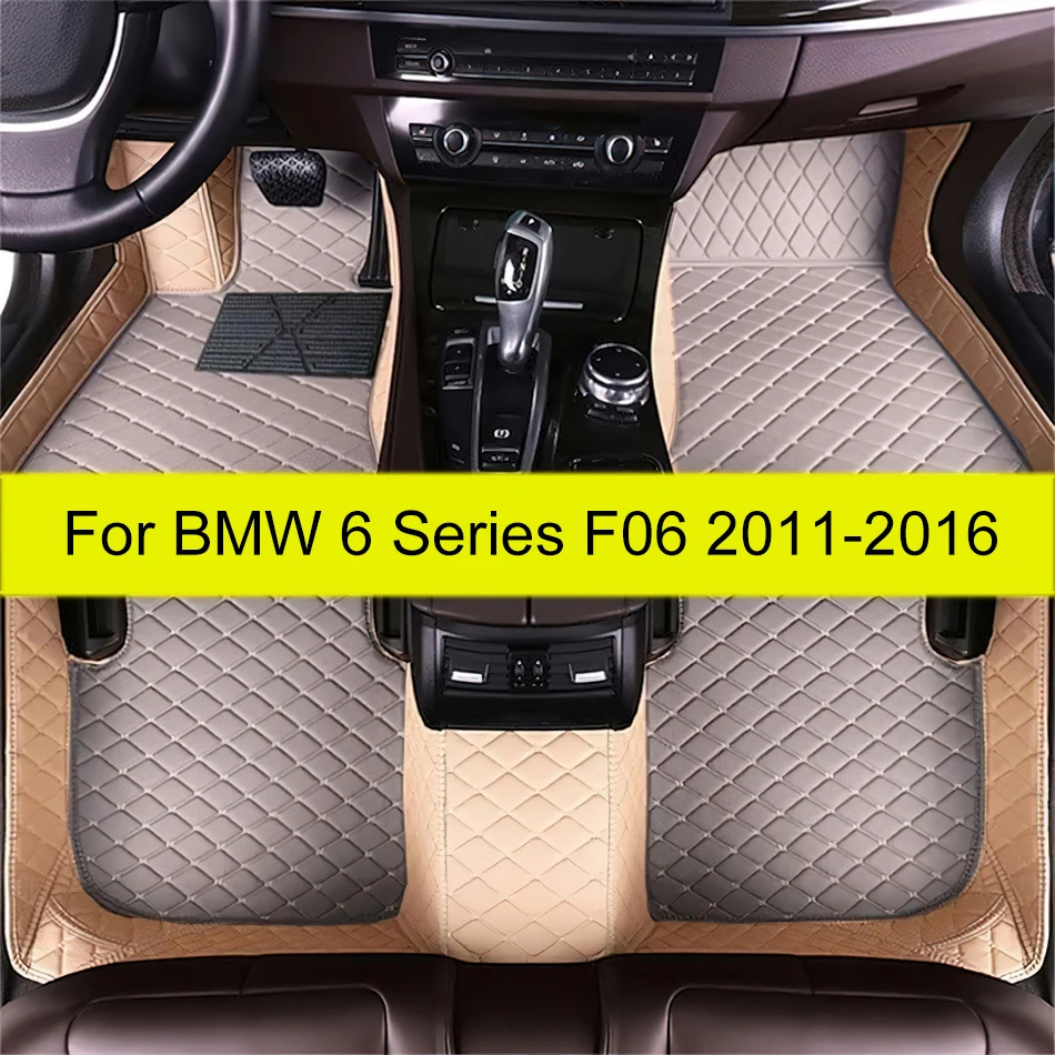 Car floor mats for BMW 6 series Sedan F06 650i 640i（Four doors）2011 2012 2013 2014 2015 2016 Custom auto foot Pads