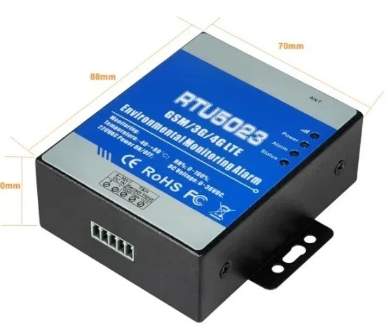 RTU5023 4G GSM Temperature Humidity Monitor AC/DC Power Lost Alarm Remote Monitor Support Timer Report APP Control