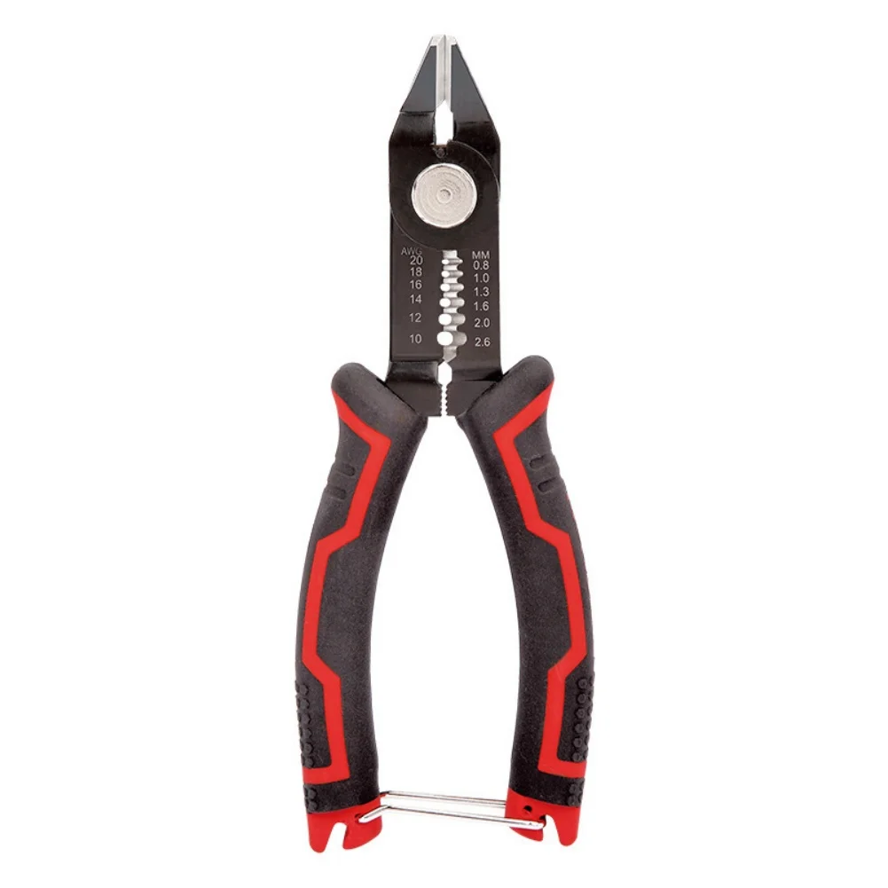 6 inch wire stripper pliers with ergonomic design for safe handling and efficient stripping of insulated conductors
