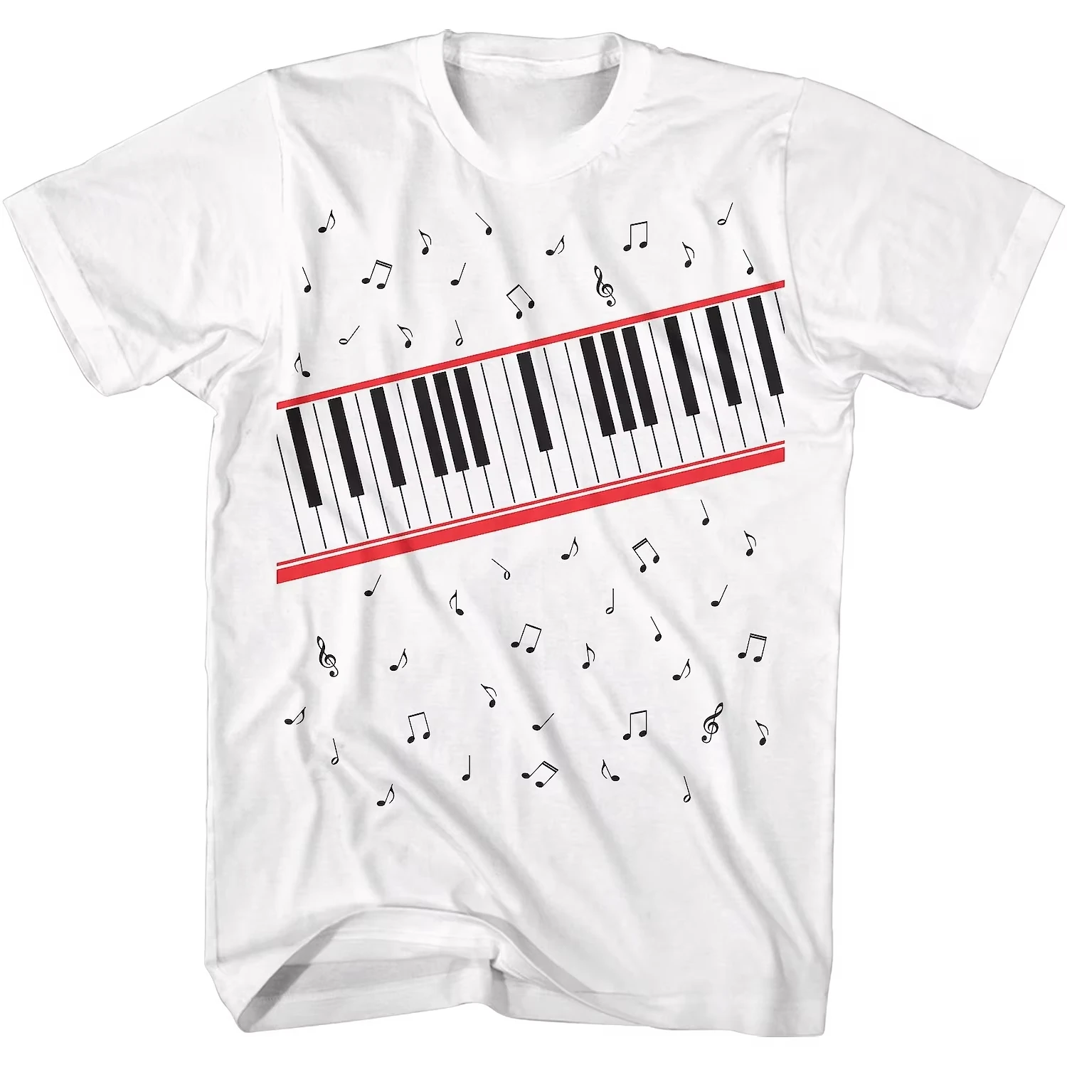 1 Stück Michael Jackson Film MJ Beat It Klavier Baumwoll-T-Shirt Unisex Herren Damen Kinder Sommer Streetwear Lässiges Kurzarm-Oberteil für Fans – Detail 7