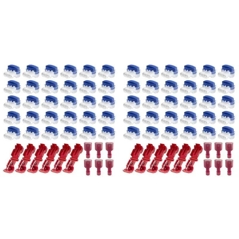 A84X-72PCS Cable Connectors For Robotic Lawnmowers, Waterproof Connection Cable Wire Connector With Gel Filling