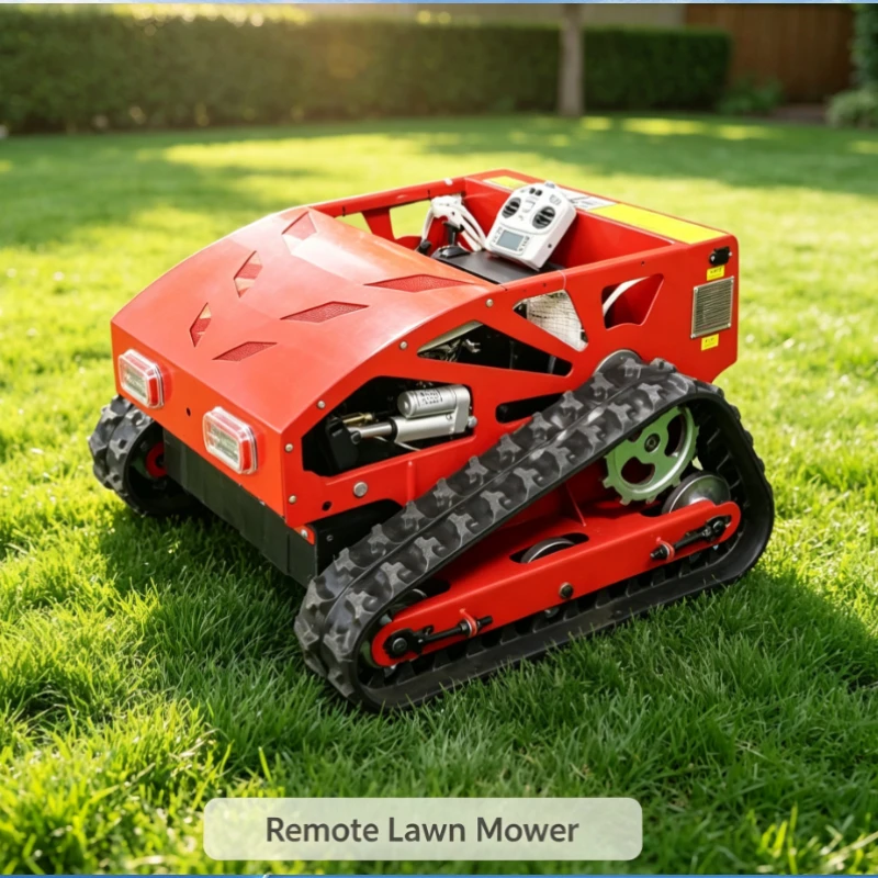 Crawler remote control lawn mower Orchard all-terrain intelligent lawn mower New electric lawn mower High power