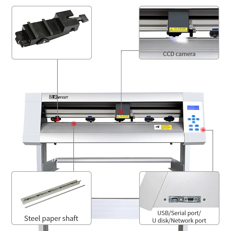 MYCUT MC1200 contour cutting plotter de corte de vinilo with camera scan