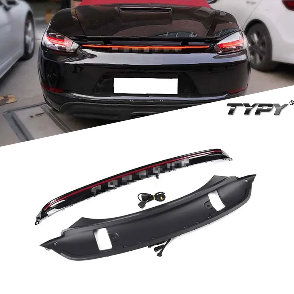 

Car Through Tail Lamp Assembly For Porsche GTS 718 Cayman Boxster Taillights 2016-2021 Upgrade to NEW GTS 718 Through Taillight