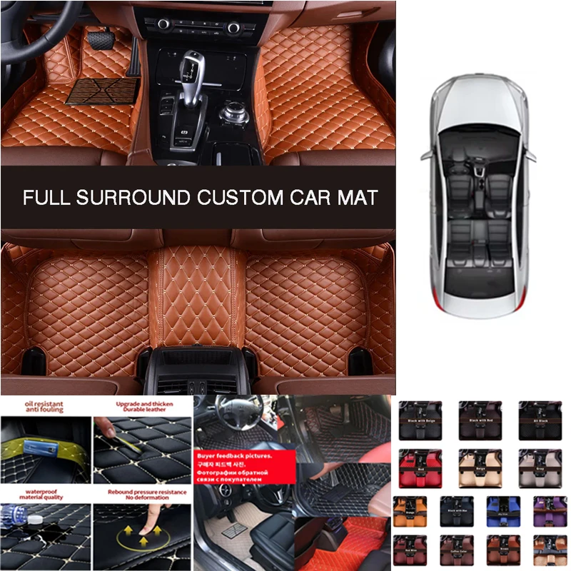 

Автомобильные коврики для BMW 3 F30 E90 330i 335i 320i Five Doors 2008 2009 2010 2011 2012 Подушечки для ног Ковровое покрытие Аксессуары для интерьера