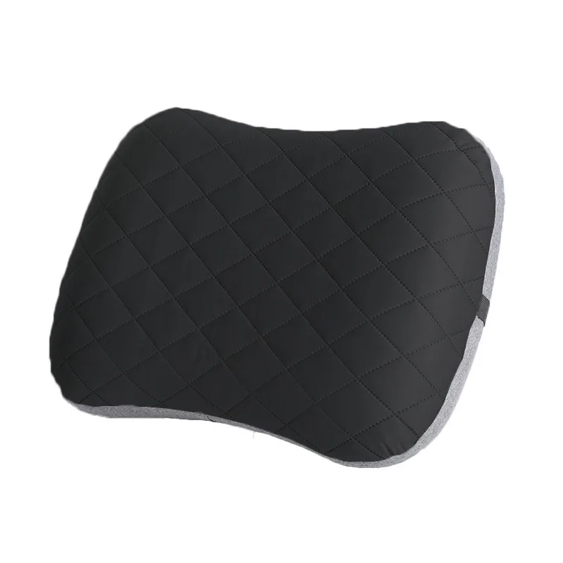 Inflatable Pillow Portable Neck and Lumbar Support Cushion Foldable Air Pillow for Hiking Backpacking Airplane Office Nap Sleep