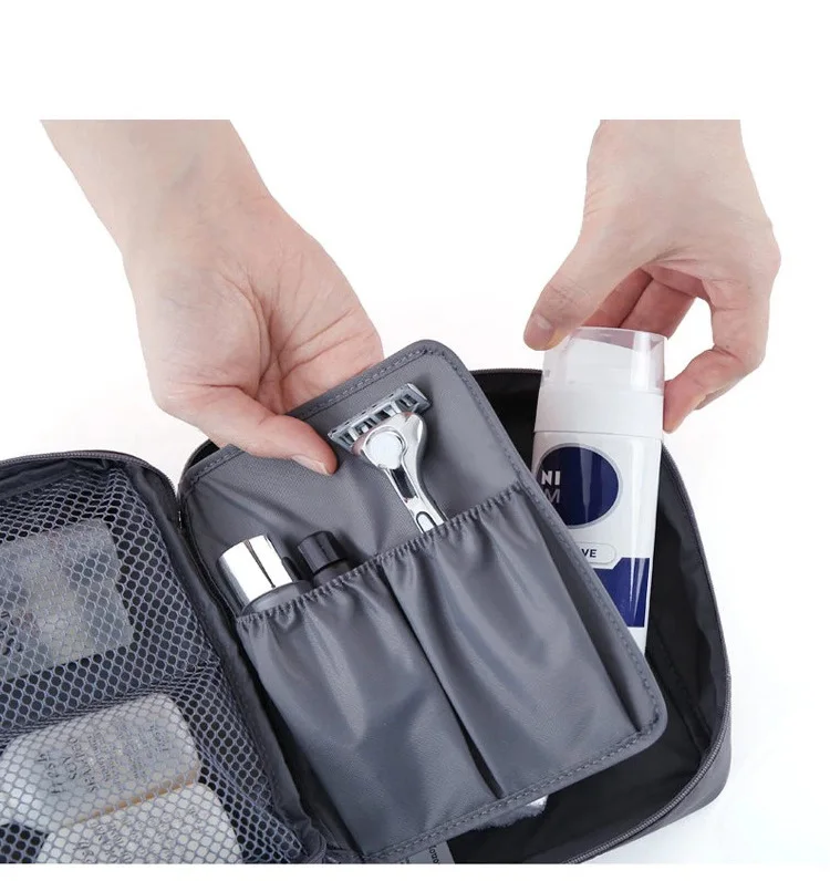 Tragbare Handarbeit Lagerung Tasche Mesh Teiler Beutel Garn Stricken Werkzeuge Organizer Fällen Lagerung DIY Bekleidung Reise Kulturbeutel – Detail 23