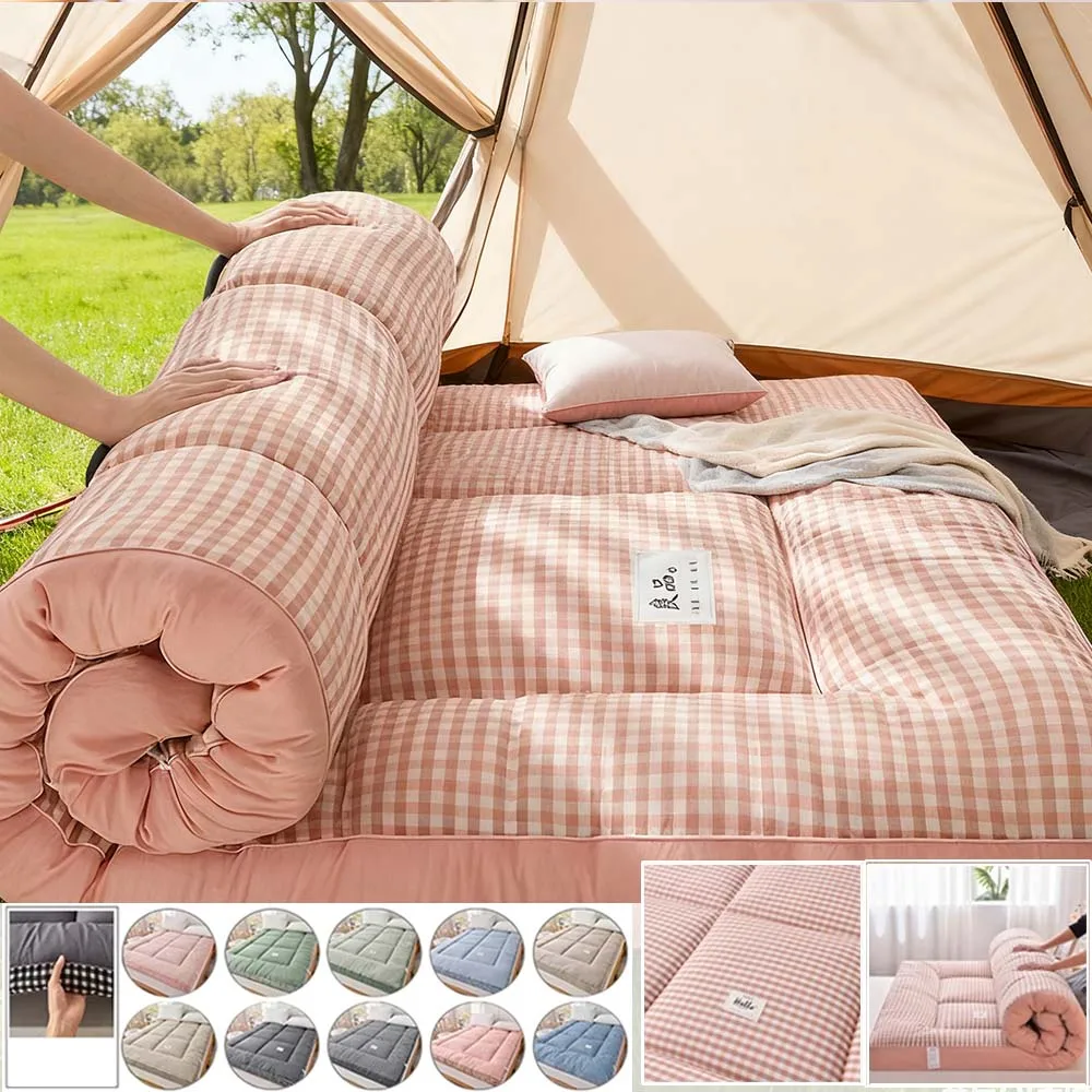

Thicken Mattress Soft Full Filling Pad Hotel Style Suitable for Bedroom Student Dormitory Tatami Single Double Bed Camping 메트리스