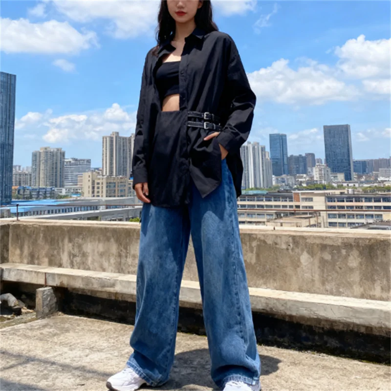 

Women's Trendy Bow Tie Decorated Poplin Shirt Sexy Fashion 2025 Fall Trend