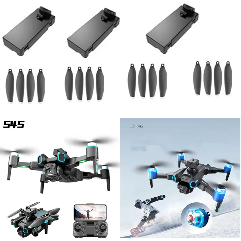 LSRC S4S LS-S4S Drone Battery S4S RC Drone Accessories  3.7V 1800mAh Battery/Blade For S4S RC Drone Toy LS-S4S Dron Battery