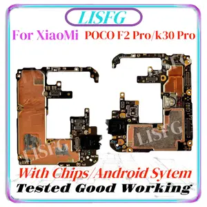 Bilashmart 100%Good Working Unlocked Xiaomi K30 Pro/Poco F2 Pro Motherboard 128GB/256GB Mianboard WIth Chips Android OS 5G Version