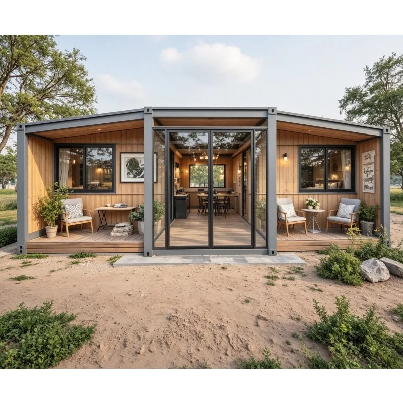 Prefabrictaed Portable Luxury Australia Standard  Expandable Container House for Sale Folding Container Home Tiny Homes Villa