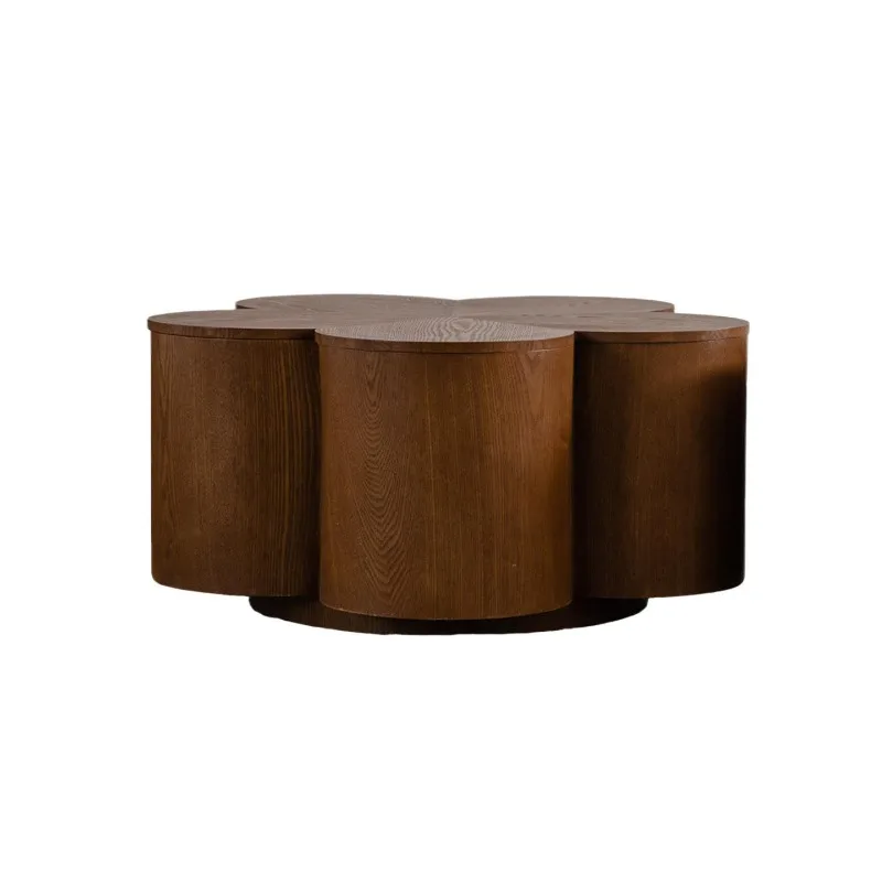 

room solid wood storage coffee table small apartment household sofa edge designer balcony casual coffee table