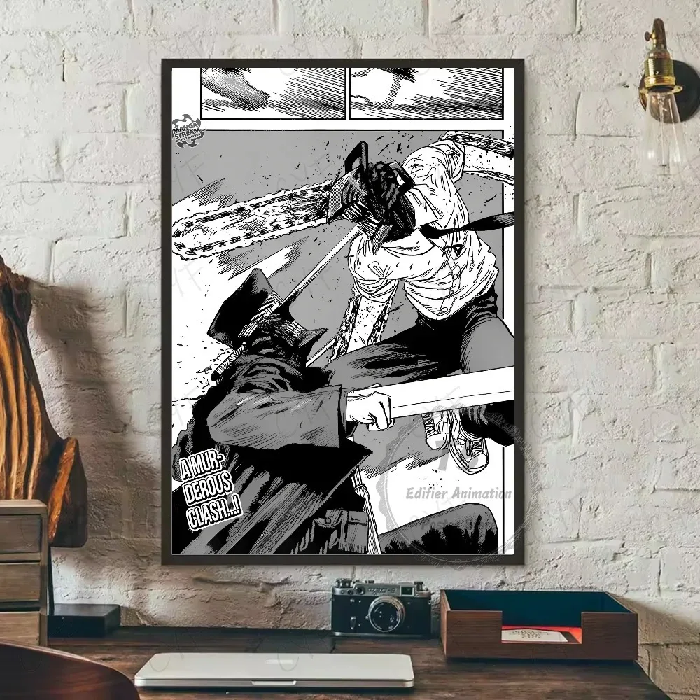 Classic Anime C-Chainsaw M-Man Poster Sticker