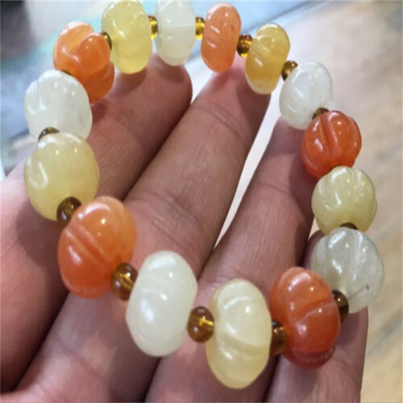 China Natural Huanglong Jade / Class A Bracelet 11x14mm