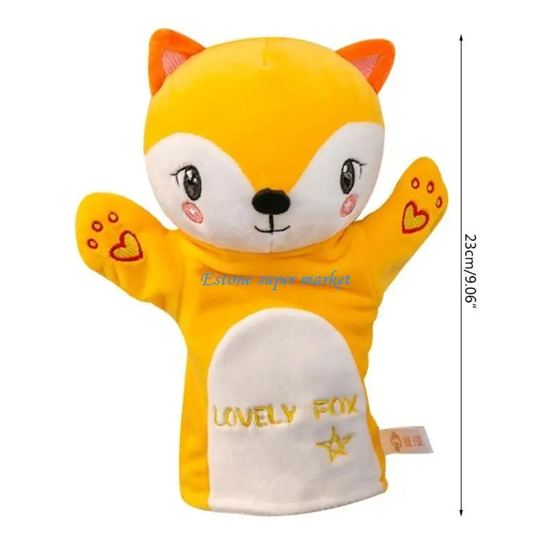 090b 11. para 81 Lindos niños títeres títeres pelos peluche para contar historia para muñecas interacción regalo