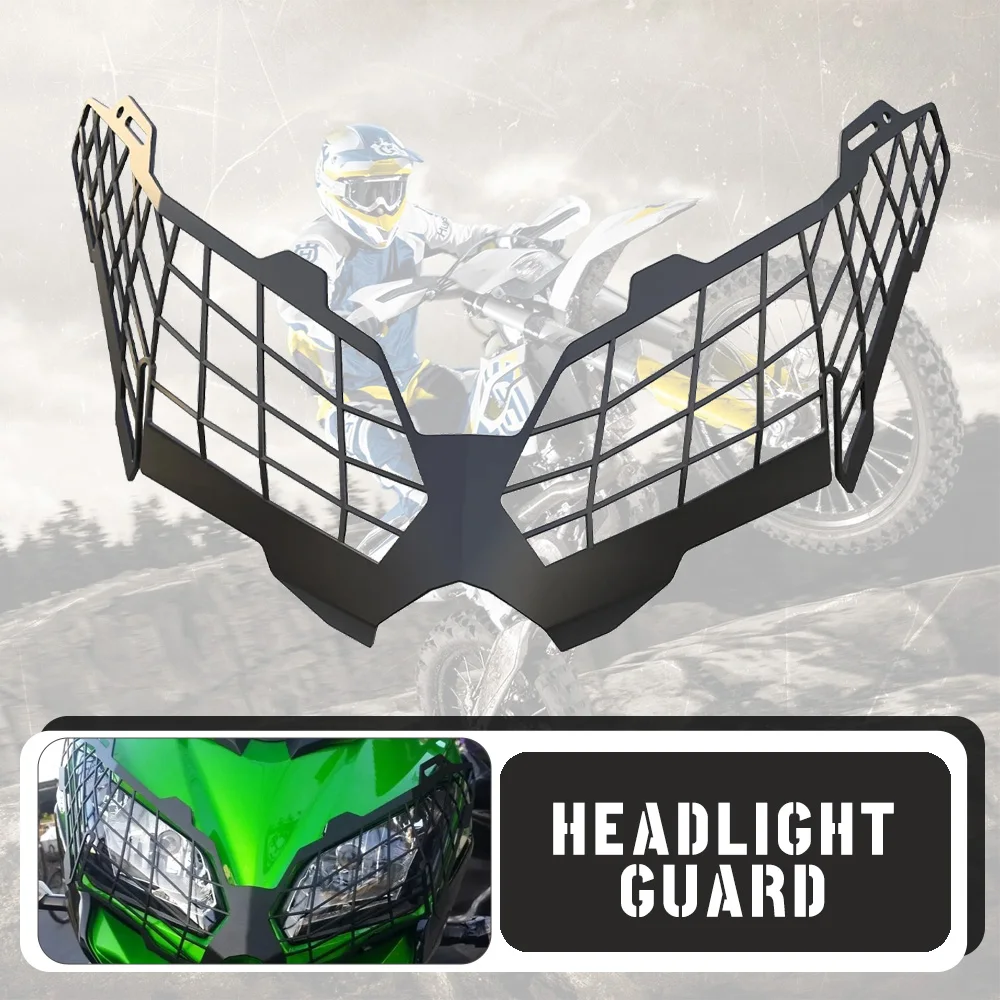 Headlight Shield Guard Protector Headlamp Grille Cover For Kawasaki VERSYS 650 1000 KLE 1000 KLE1000 2015-2021 2020 2019 2018