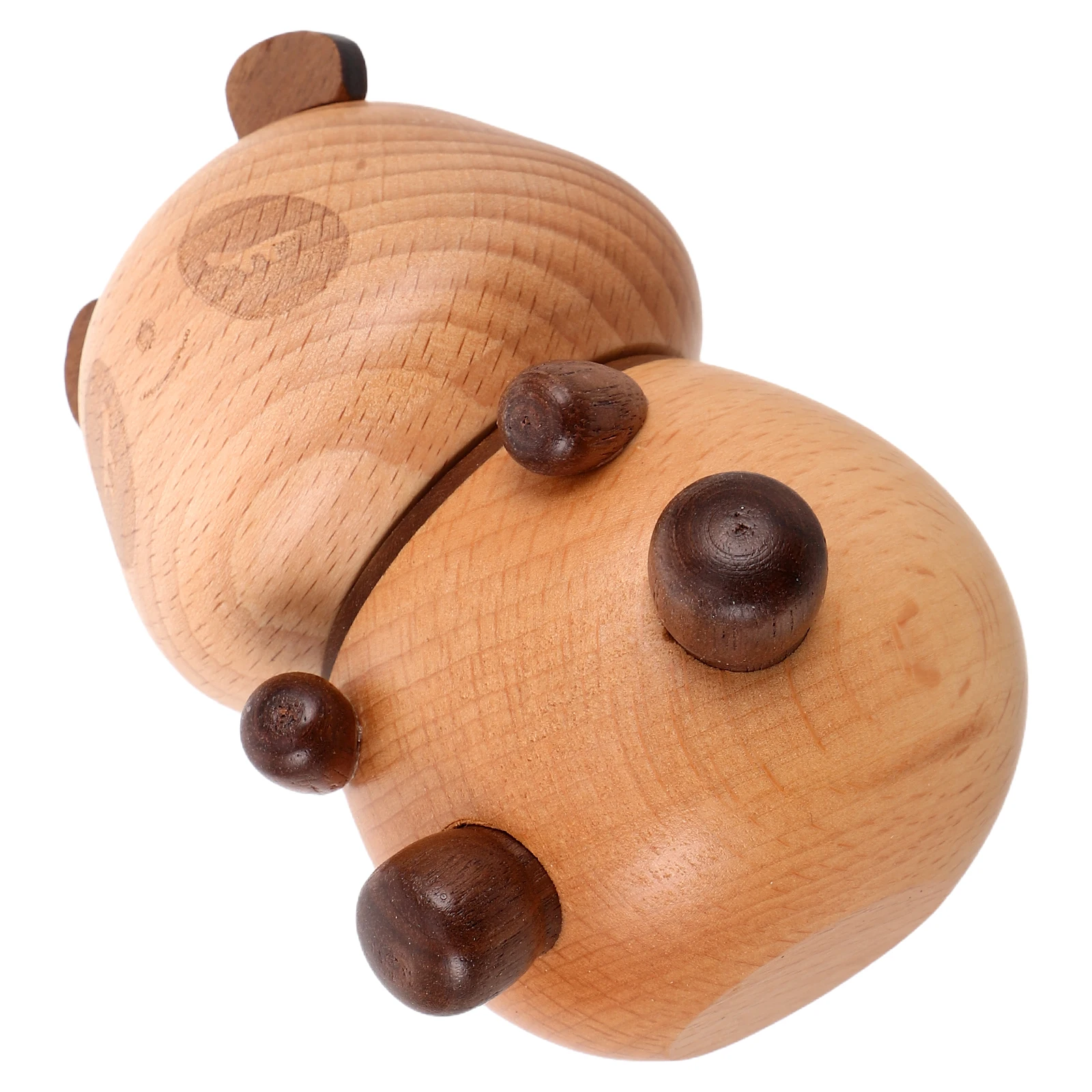 

Giant Panda Holder Tooth Pick Holder Dispenser Wooden Dispenser Cartoon Animal Cute Container Storage Box Large Capacity